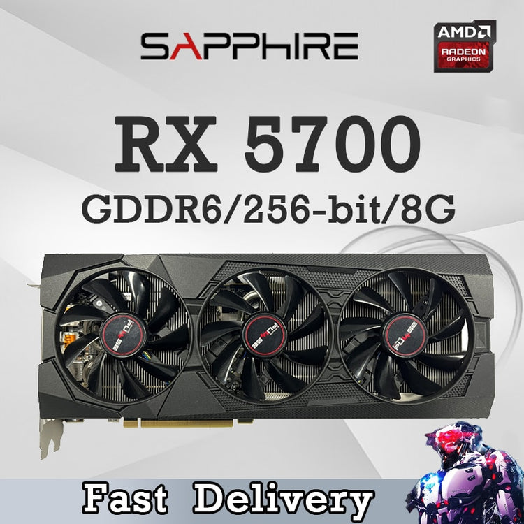 Sapphire RX 5700 8G GDDR6 PCIE4.0 256bit Graphics card GAMING Video Card placa de graphics card placa de video