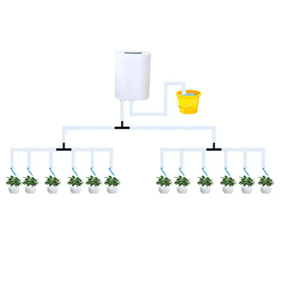 1/2PCS Automatic Timer Waterers Drip Irrigation 16/12/8/4/2 Pump Self-Watering Kits Indoor Plant Watering Device Plant Garden