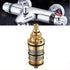 Replacement Thermostatic Shower Cartridge Shower Faucets Accessories Brass For Solar Electric Water Heater Home Improvement