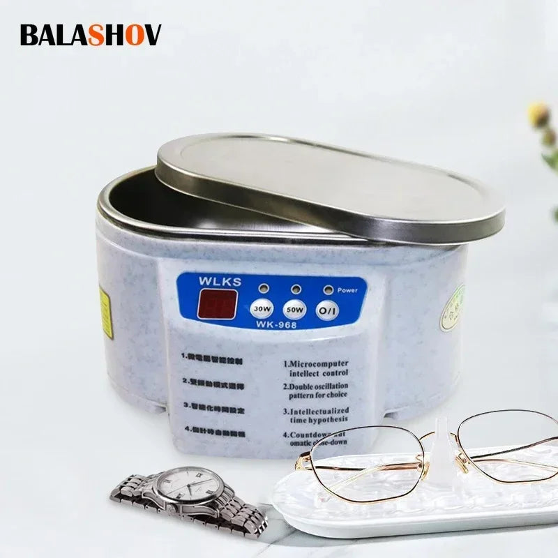 Ultrasonic Cleaner  628ml Ultrasonic Bath for Jewelry Parts Glasses Circuit Board Cleaning Machine Ultrasound Jewelry Cleaner