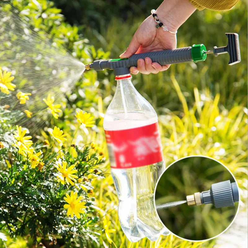 High-pressure Air Pump Hand Sprayer Beverage Bottle Sprayer Adjustable Nozzle Agricultural Garden Watering Tools мультитул