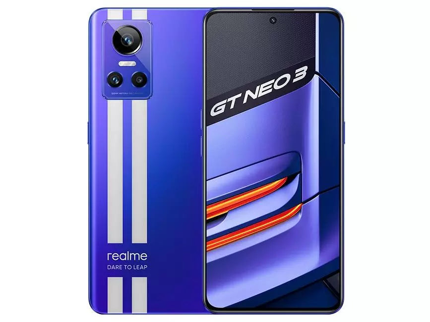 New Global Rom Realme GT NEO3 5G Smartphone 80/150W Super Charge Dimensity 8100 120HZ OLED Screen 5000mAh 6.7"FHD+ 50MP