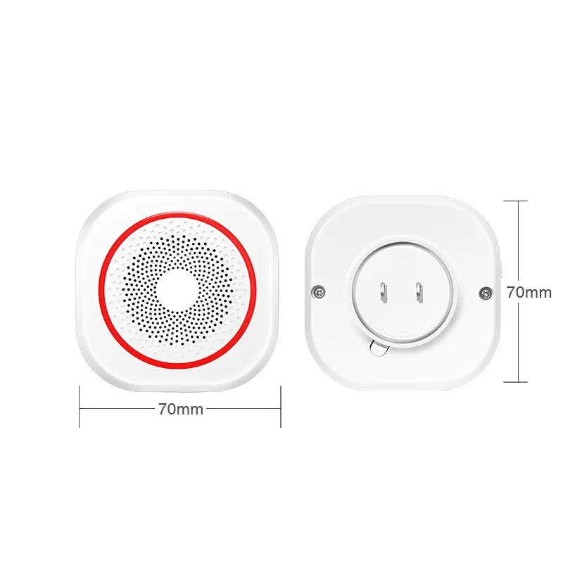 Smart Life Alarm System For Home WIFI Security Alarm Host With Door And Motion Sensor Tuya Smart App Control Work Alexa Google