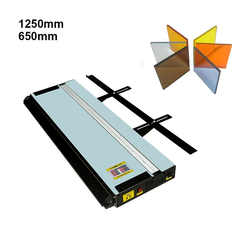 1250/650mm Angle Positioning Acrylic Bending Machine Plexiglass Plastic Sheet PVC Hot Bending Machine Acrylic Light Box