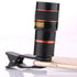Lens Universal Clip 8x Zoom Phone Camera Telephoto Lens Monocular Telescope Phone Universal Optical Telescope Lens For iPhone