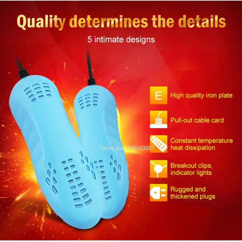 Electric Shoe Dryers Dehumidifier Device Shoes Sneakers Drying Machine Portable Sterilization Boot Dryer Warmer Shoes Heater