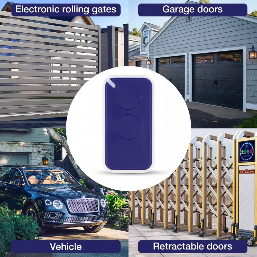 NICE 433 MHz Rolling Code ONE ON2E INTI 1 2 Garage Door Remote Control Dynamic Code For NICE FLORS With Battery