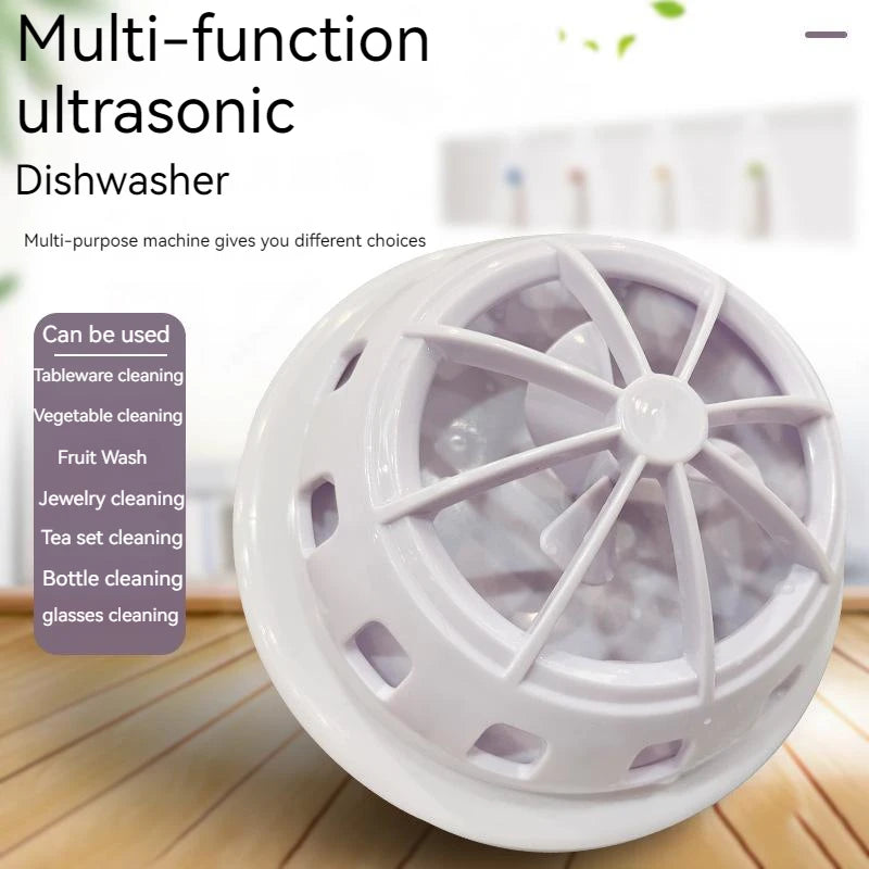 Xiaomi Ultrasonic Cleaner Household Multifunctional Dishwasher Fruit And Vegetable Washing Automatic Lazy Ultra Sonic Cleaner