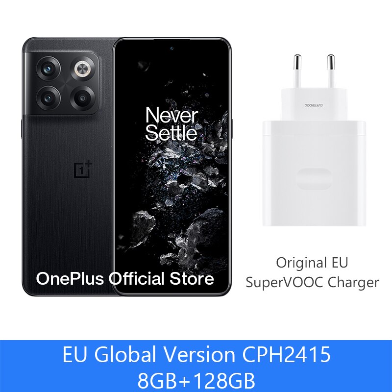 OnePlus 10T 10 T 5G Global Version 16GB 256GB Snapdragon 8+ Gen 1 150W SUPERVOOC Charge 4800mAh 50MP