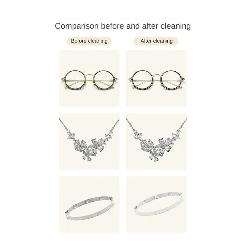 50ml Ultrasonic Special Cleaning Liquid Cleaning Machine To Wash Glasses Watch Jewelry Cleaning Artifact Cleaner Free CleanCloth