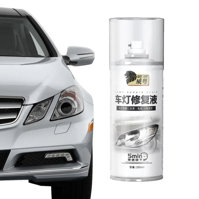 Car Headlight Restoration Polishing Cleaning Kits Scratch Remover Repair Headlight Renewal Spray Car Paint Care Refurbish Agent