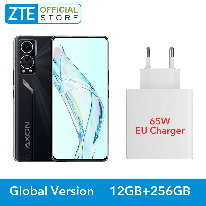 Global Version ZTE Axon 30 5G Under Screen Camera Smartphone 8GB 128GB Snapdragon 870 6.92'' 120Hz AMOLED Display 65W FastCharge