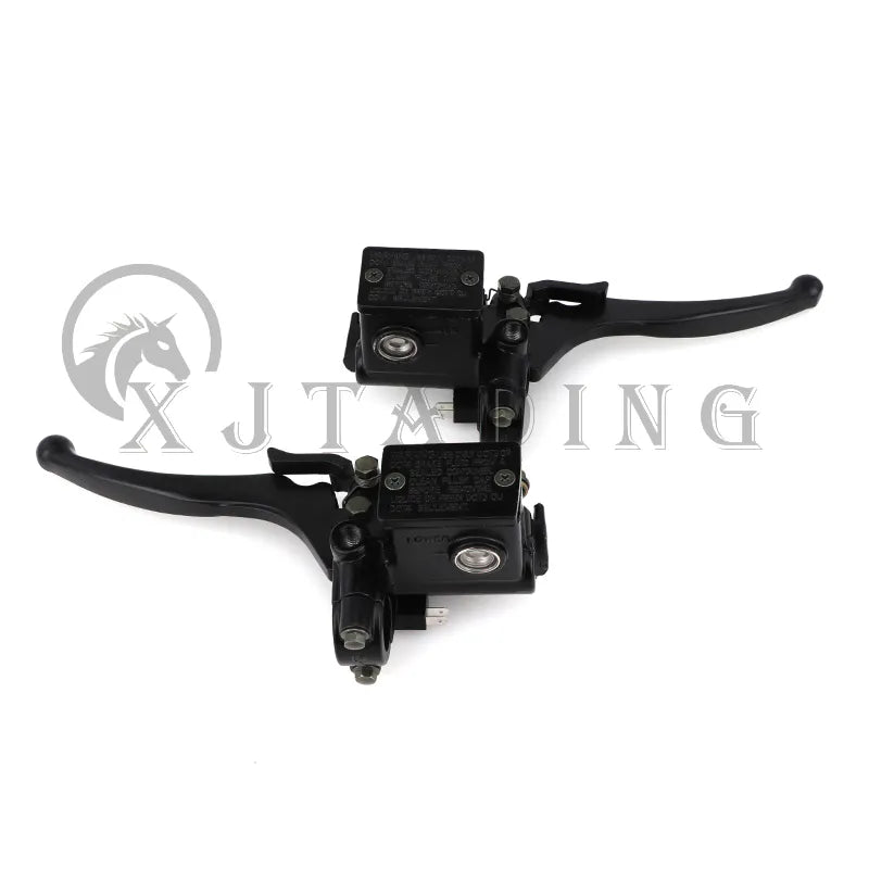 22mm Left /Right Front Master Cylinder Handlebar Hydraulic Brake Lever With Parking Brake For 150-250cc GY6 ATV Quad Bike Parts
