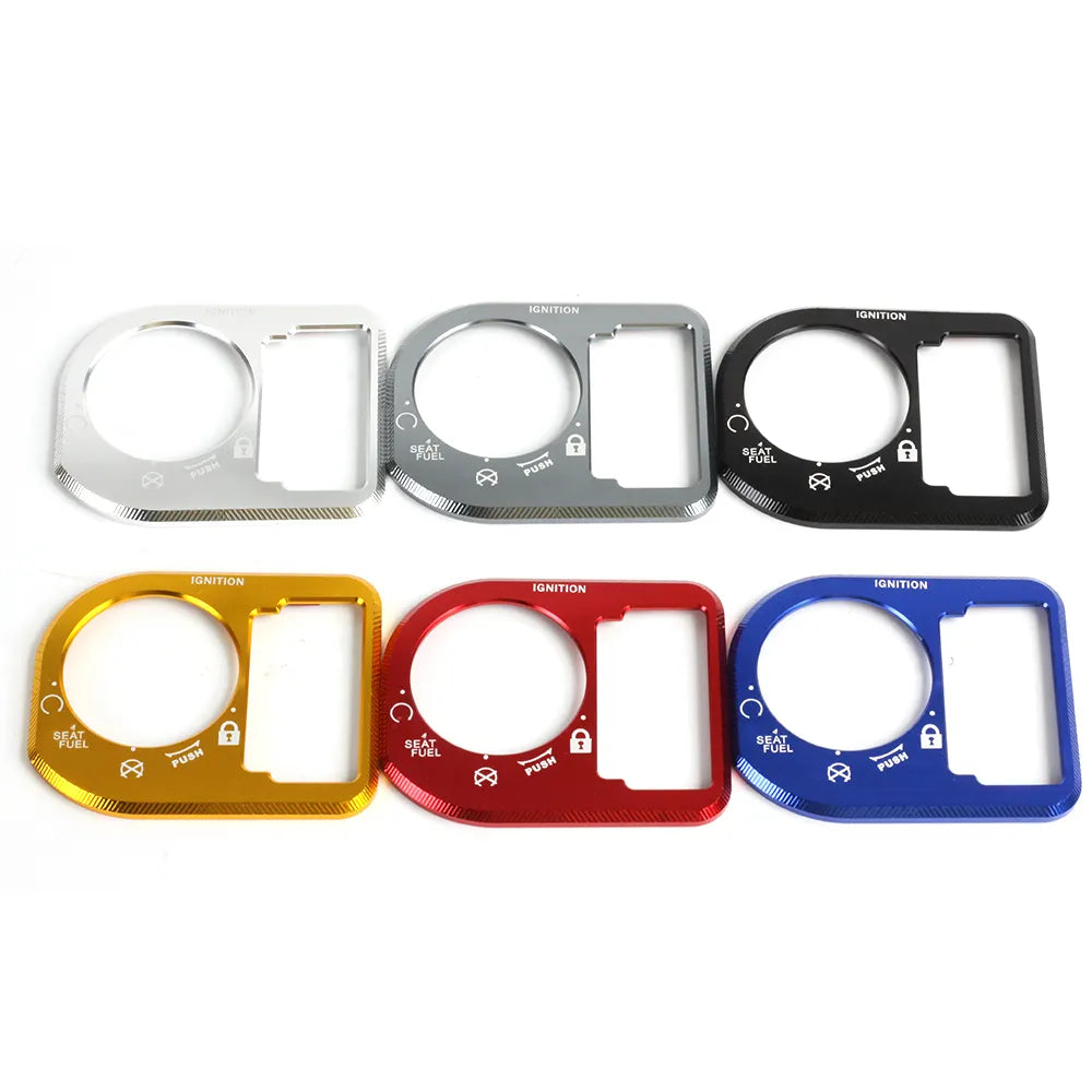 Motorcycle Accessories Parts For HONDA FORZA350 Aluminum Alloy Electric Door Lock Cover Ignition Key Cap For HONDA FORZA350