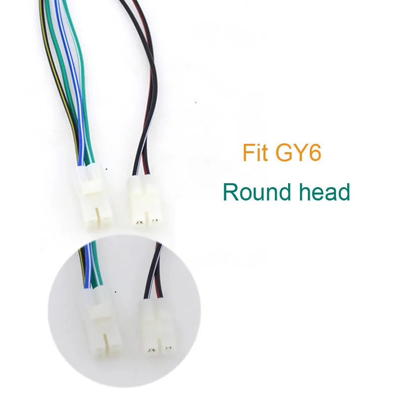 2 sets Motorcycle Ignition Coil CDI Electric Cable Wire Harness Plug Head for GY6 50cc 125cc 150 ZJ125 Scooter ATV Moped Parts