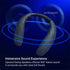 Neckband Bluetooth Speakers 12H music Wireless Wearable Speaker True 3D Stereo Sound Portable Personal Speakers with microphone