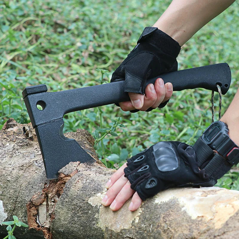 WEELEE Outdoor Camping Axe Multifunctional Jungle Axe Tactical Axe Tree Cutting and Wood Cutting Axe Outdoor Equipment