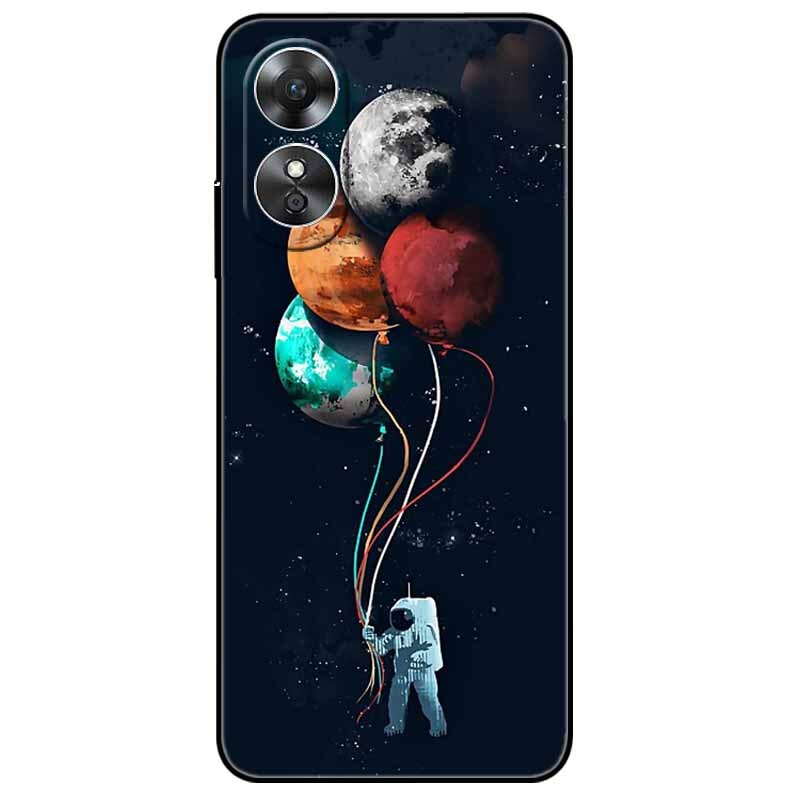 For OPPO A98 5G A 98 Case Silicone Soft Wolf Lion Cat Black Bumper Funda Coque for OPPO A98 2023 CPH2529 OPPOA98 Protective Bag