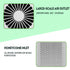 Xiaomi Youpin New Air Purifier UV Activated Cleaner Ozone Ionizer Sterilization Remove Smoke Odor 2022 Air Filter Fresh for Home