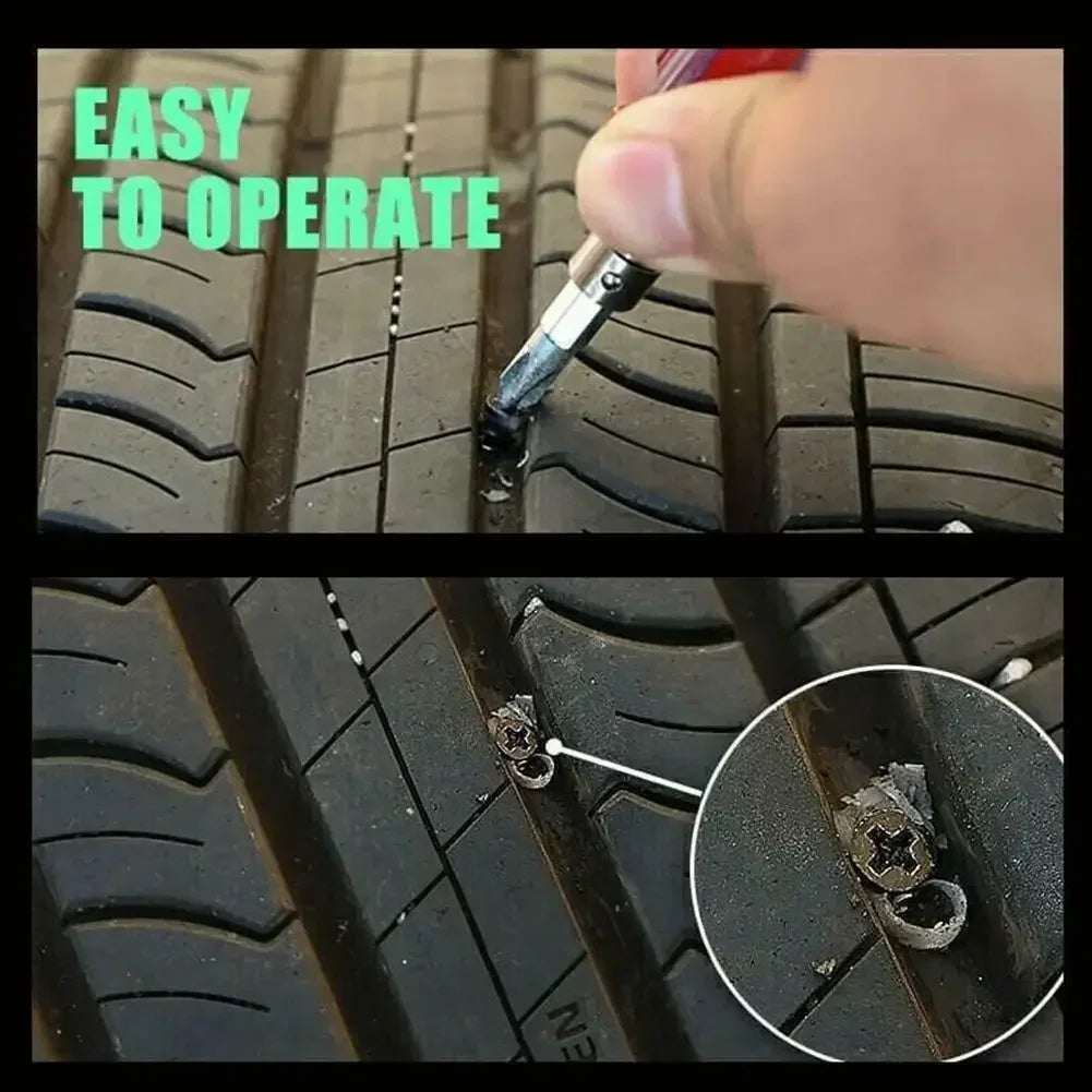 20/60Pcs Car Motorcycle Vacuum Tyre Repair Nails Truck Scooter Bike Tire Puncture Repair Tools Rubber Metal Nails Accessories