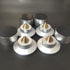 4Pcs Audiophile audio Shock Spikes Spring Pad Upgrade HIFI Speaker Spike CD Amplifier Aluminium practical feet Mat Holder
