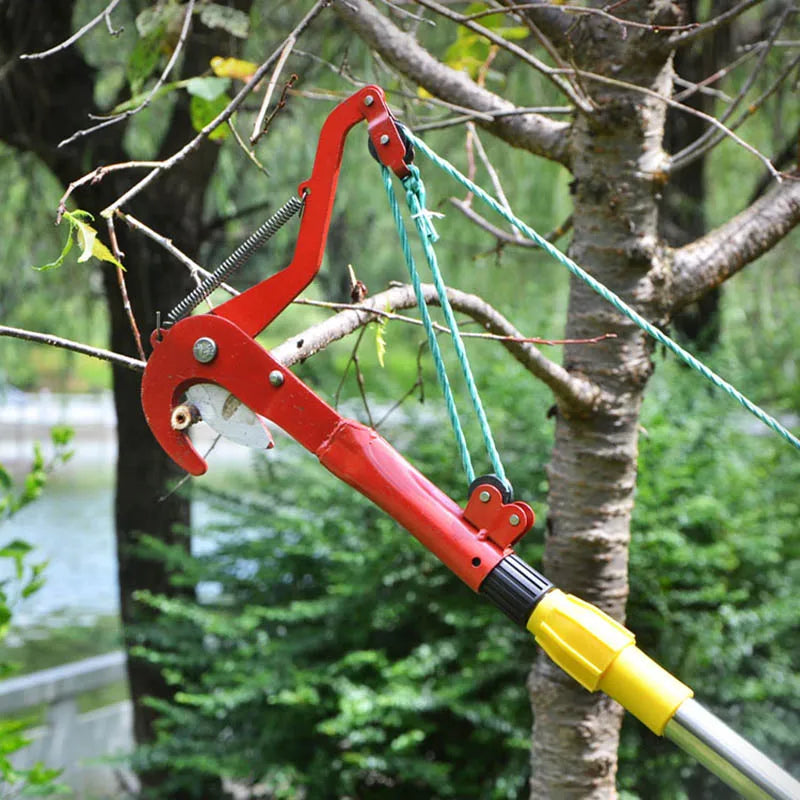 1Pcs Telescopic High-altitude Scissors Fruit Picker High-altitude Cutting Branches High-altitude Pruning Branches Garden Tools