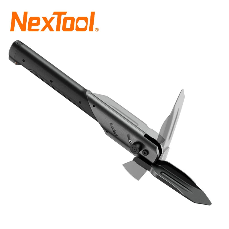 NexTool Outdoor Multi-functional Shovel 7 in 1 Multitool Folding Shovel Hoe Axe Hammer Wood Saw Knife Camping Survival Tool