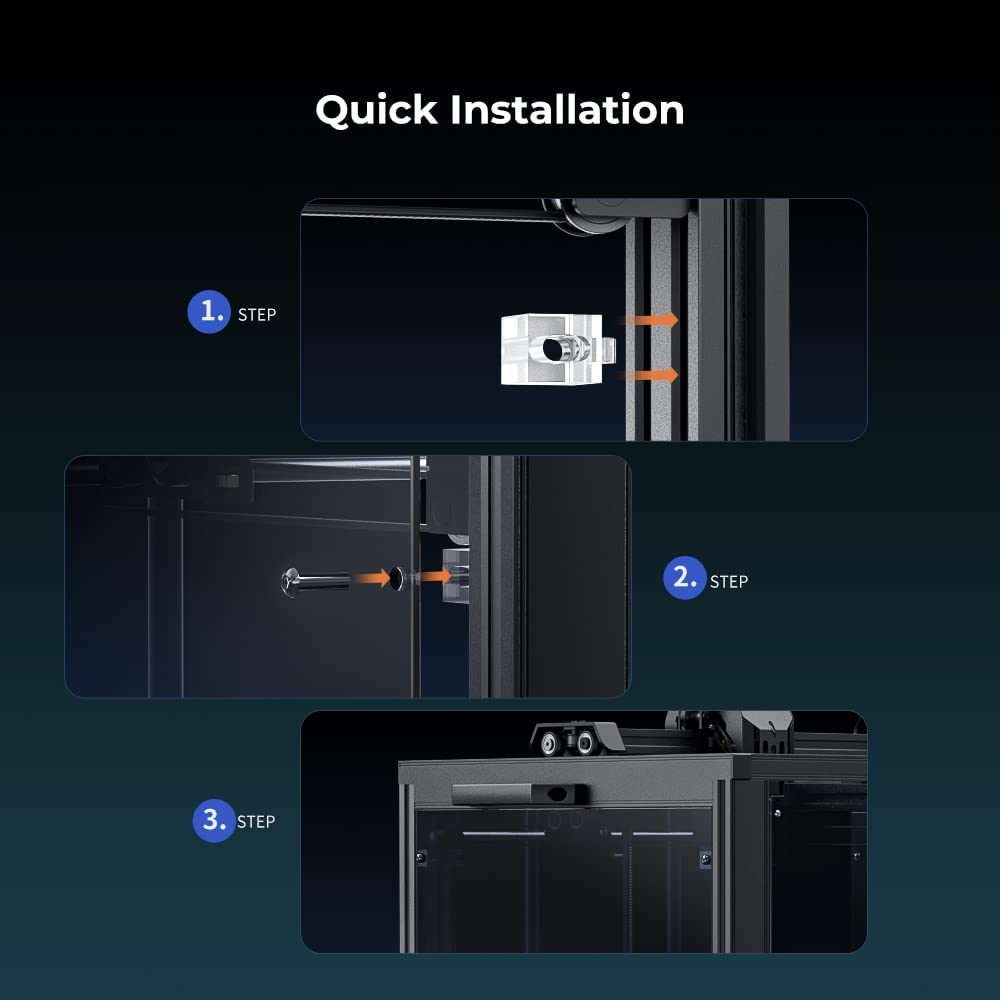 Creality Ender-5 S1 3D Printer for High-temp 250mm/s High-Speed Printing with Direct Drive Extruder Auto-leveling and Smart Sens