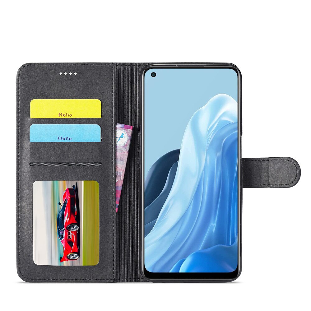 OPPO A77 5G Case Leather Wallet Flip Cover For OPPO A77 5G Phone Case on OPPO A97 5G Luxury Cover