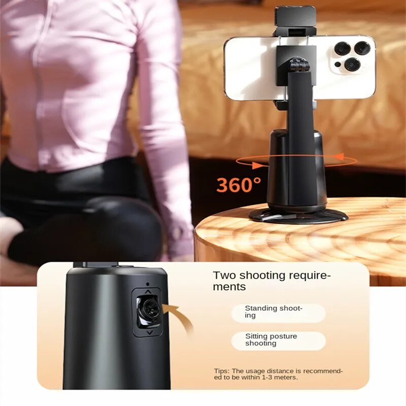 FANGTUOSI A200 NEW Mobile Video stabilizer live Bluetooth selfie stick tripod 360 Rotation tracking Gimbal Smartphone Stabilizer