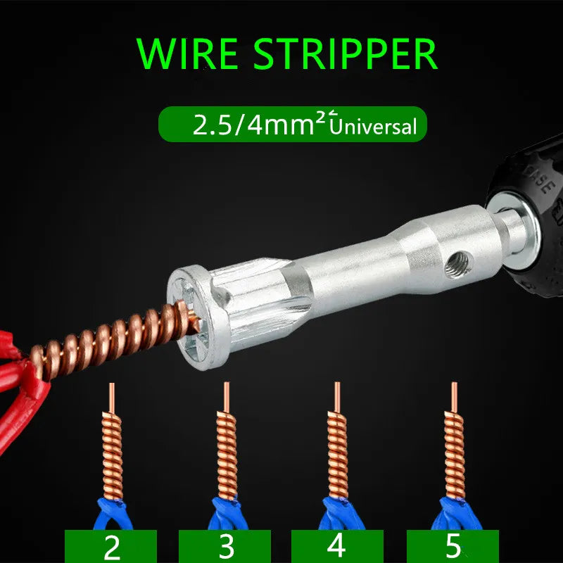 Electrical Twist Wire Stripping Wire Stripper Electrician Universal Automatic Twisting Wire Stripping Connector Hand Tools