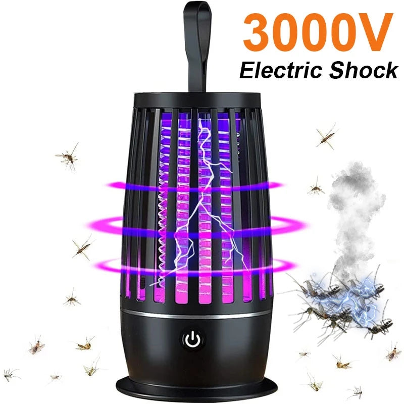 Mosquito Killer Lamp Portable USB Rechargeable Electric Fly Trap Zapper Insect Killer Repellent Outdoor Mute Anti Mosquito Lamp