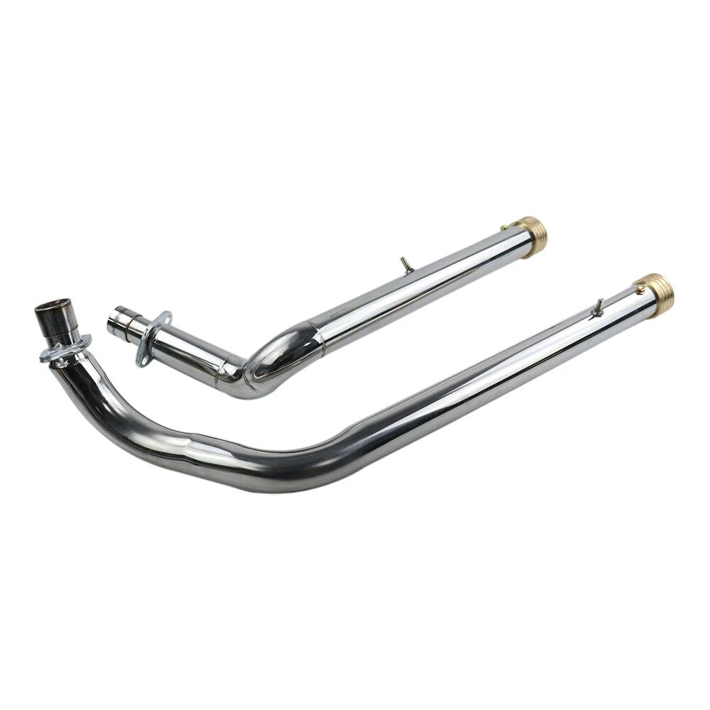 Motorcycle Duals Exhaust Full System Muffler With Bronze End Cap Fit For Honda Steed 400 VLX 600 Steed400 Steed600 VLX400 VLX600