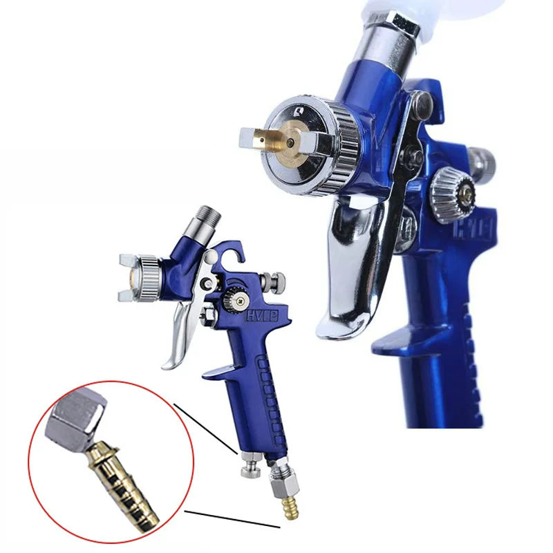 Mini 0.8MM/1.0MM Nozzle Paint Spray Gun HVLP For Painting Car High Atomization H-2000 Airbrush Aerograph Pneumatic Tool