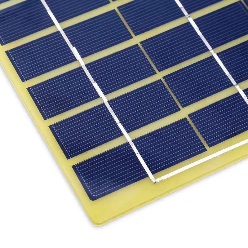 5W 18V Polycrystalline Silicon Solar charging panel, used for 12V Battery Cars, Campervans, Ships outdoor charging
