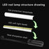 RGB Video Light Tube with Tripod Stand Remote Contrl Vlog Fill Light Photography Lamp Photo Studio Ligt for TikTok YOUTUBE Live
