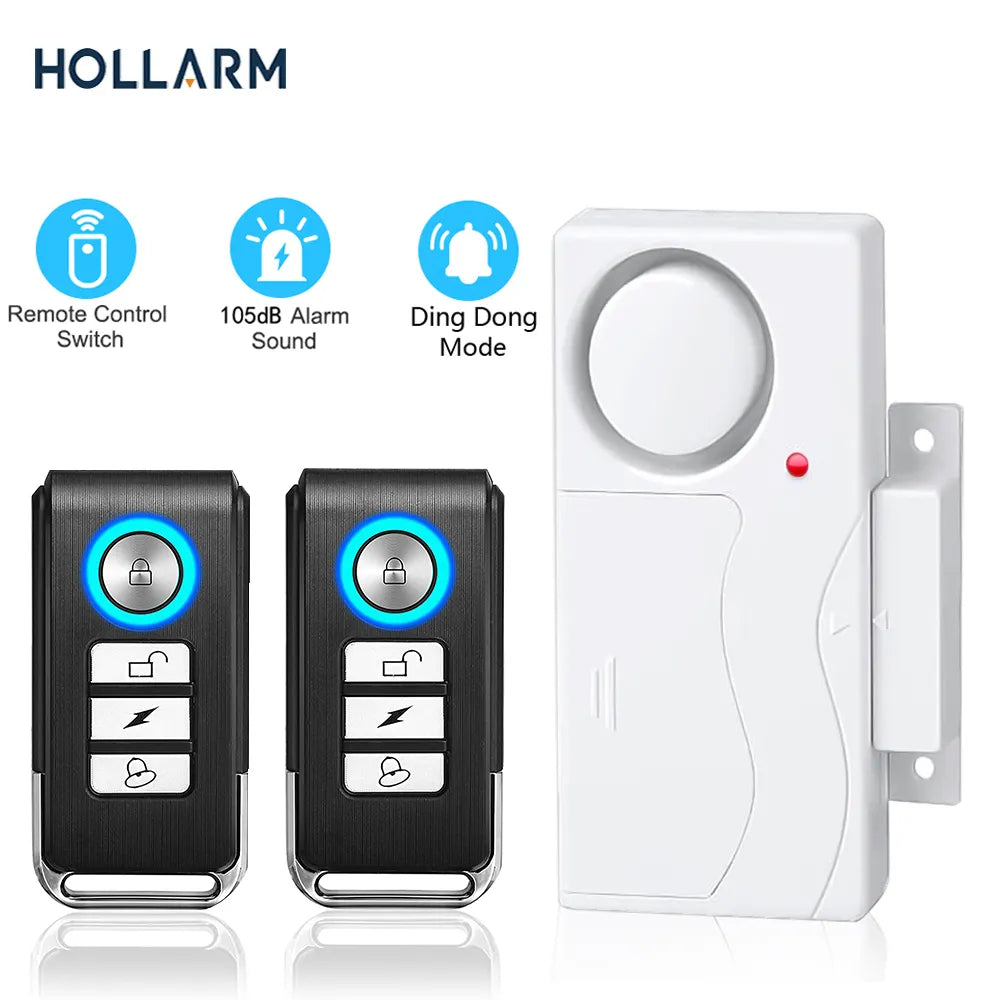 Hollarm Remote Controler Open Closed ABS Door Sensor Wireless Home For Alarm System Alerts Window Magnetic Security Detector