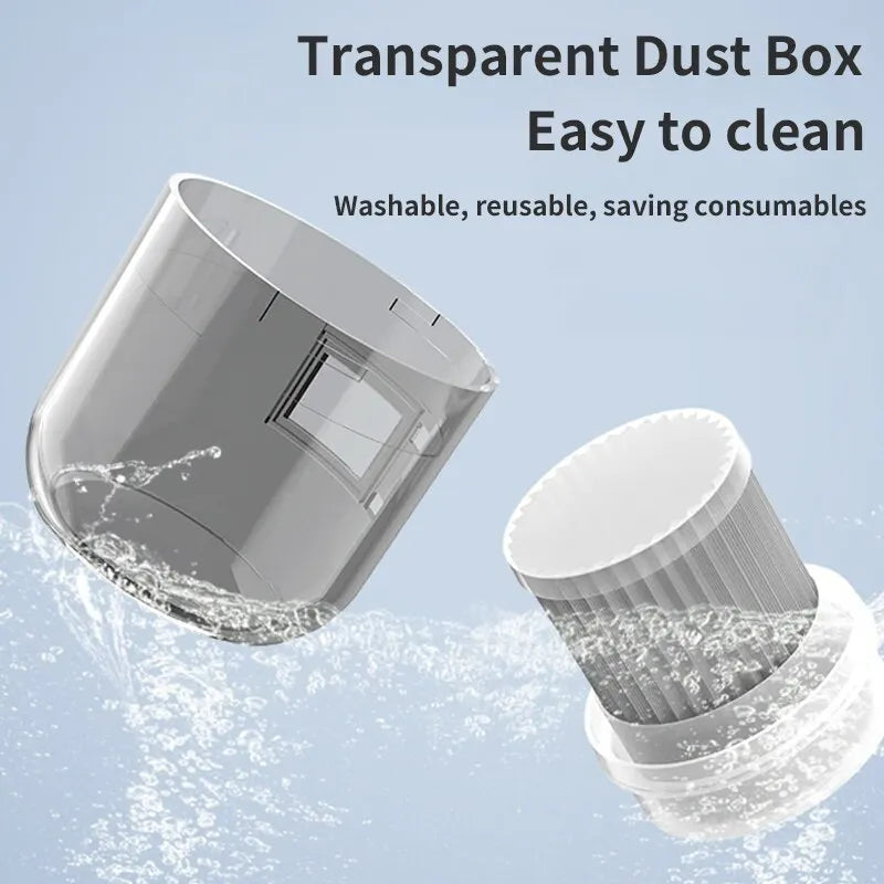 Wireless Vacuum Mites Remover Ultraviolet Sterilization Reusable Dust Box Powerful Suction HEPA Filter Deep Mites Cleaning