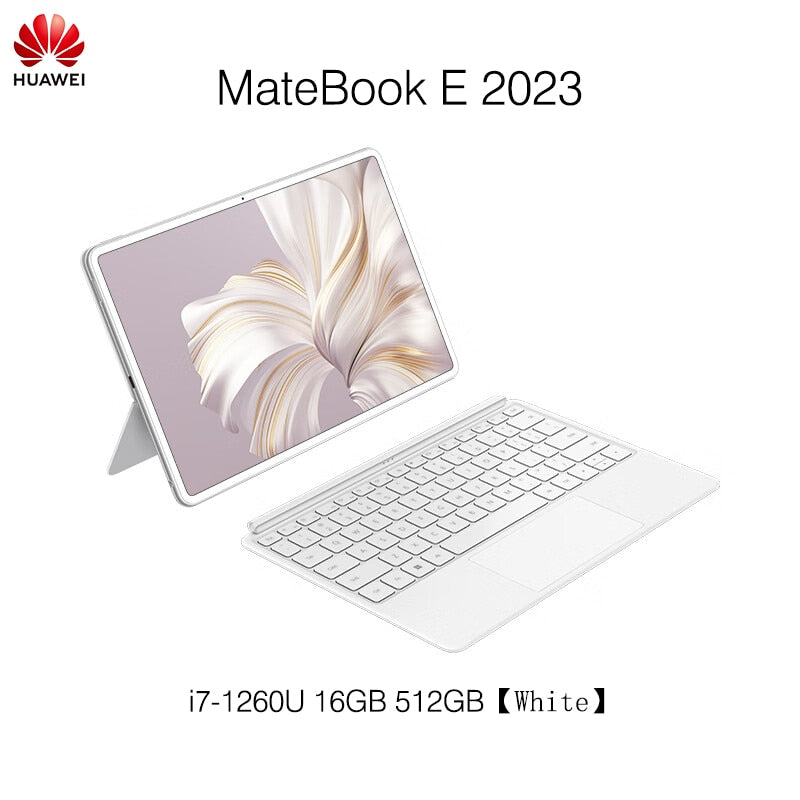 2023HUAWEI MateBook E Laptop Tablet 2-in-1 i7-1260U 16GB 512GB/1TB Netbook 12.6-inch 120Hz OLED Touchscreen SSD Iris Xe Graphics