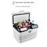 15L Car Refrigerator Portable Electric Cooler and Warmer for Home, Travel, and Camping