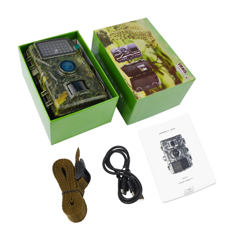 16MP 1080P Wildlife Hunting Trail Game Camera Motion Activated Security Camera IP66 w/16GB/32GB TF Card Hunting Scouting Camera