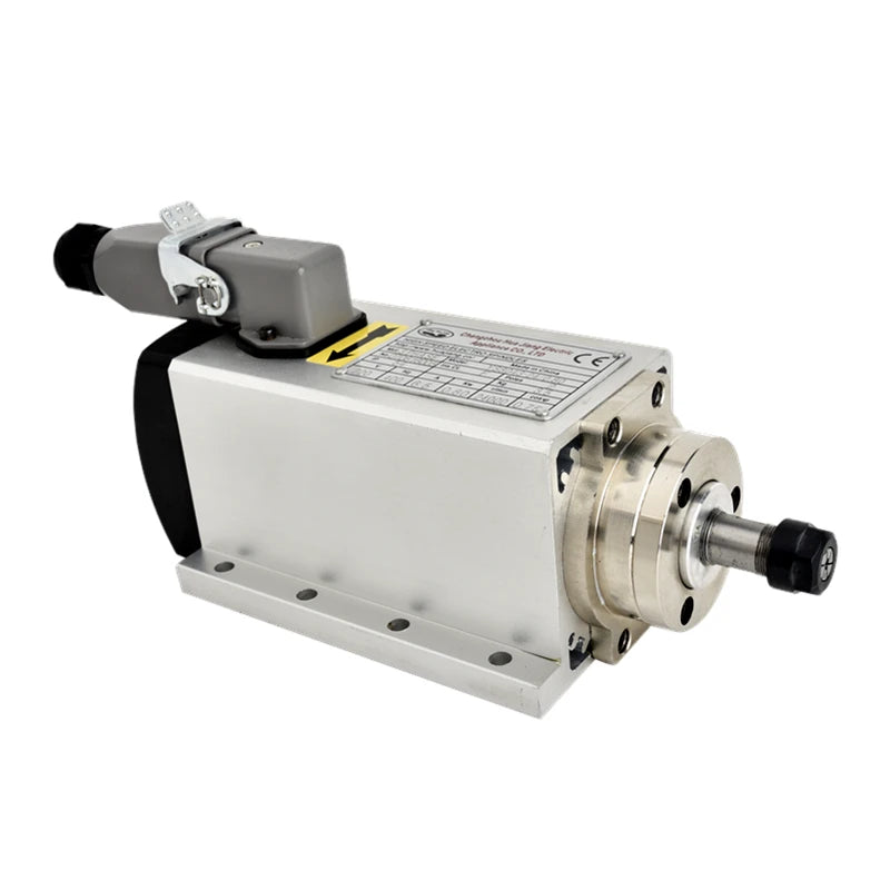 CNC Square Spindle Motor 1.5KW 800W Air Cooled Motor With Plug/Cable Box Version For DIY CNC Machine Tool