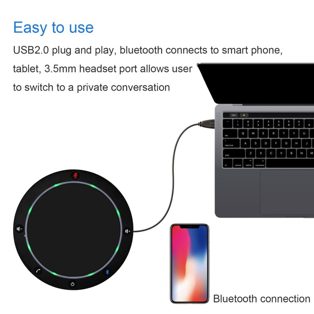 New Fashion omni-directional audio conference speaker telephone conferencing table microphone for conference system