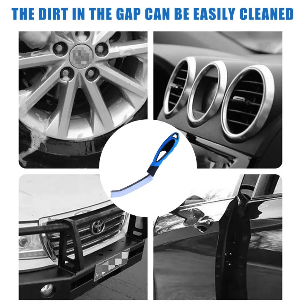 Gap Cleaner Dust Removal Brush Floor Tile Gap Dead Angle Gap Brush Bristles Knife Brush Car Tile Joints Cleaner