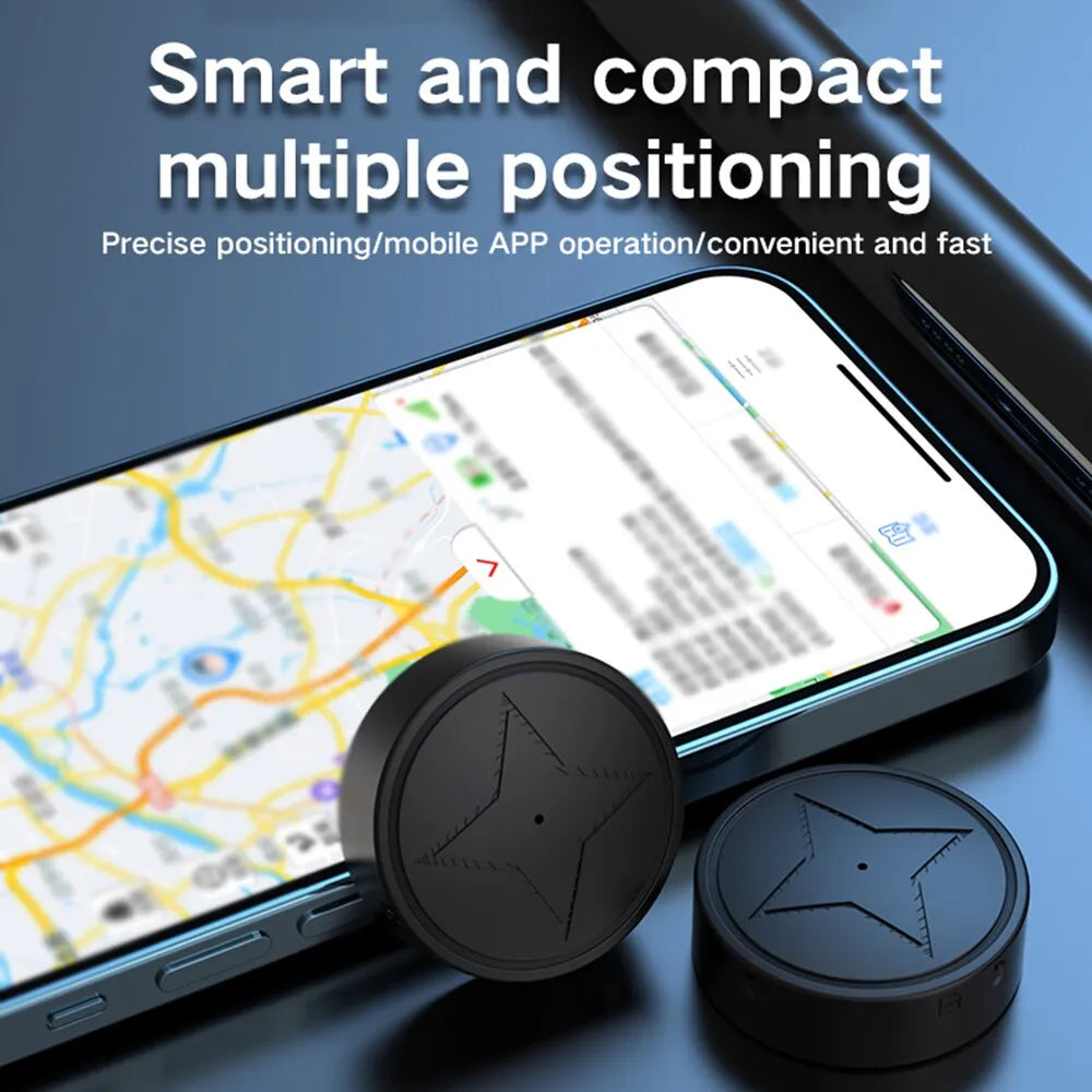GPS Tracker Strong Magnetic Car Vehicle Tracking Anti-lost Anti-theft Device Mini Portable Precise Positioning GPS Locator