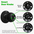 Smart Door Knob, Fingerprint Door Lock Smart Lock Biometric Door Lock Fingerprint Door Knob With App For Home Bedroom