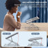 Laptop Stand Double Layer Multi Angle Adjustable Aluminum Alloy Material Suitable For 13-15.6 Inch Notebook