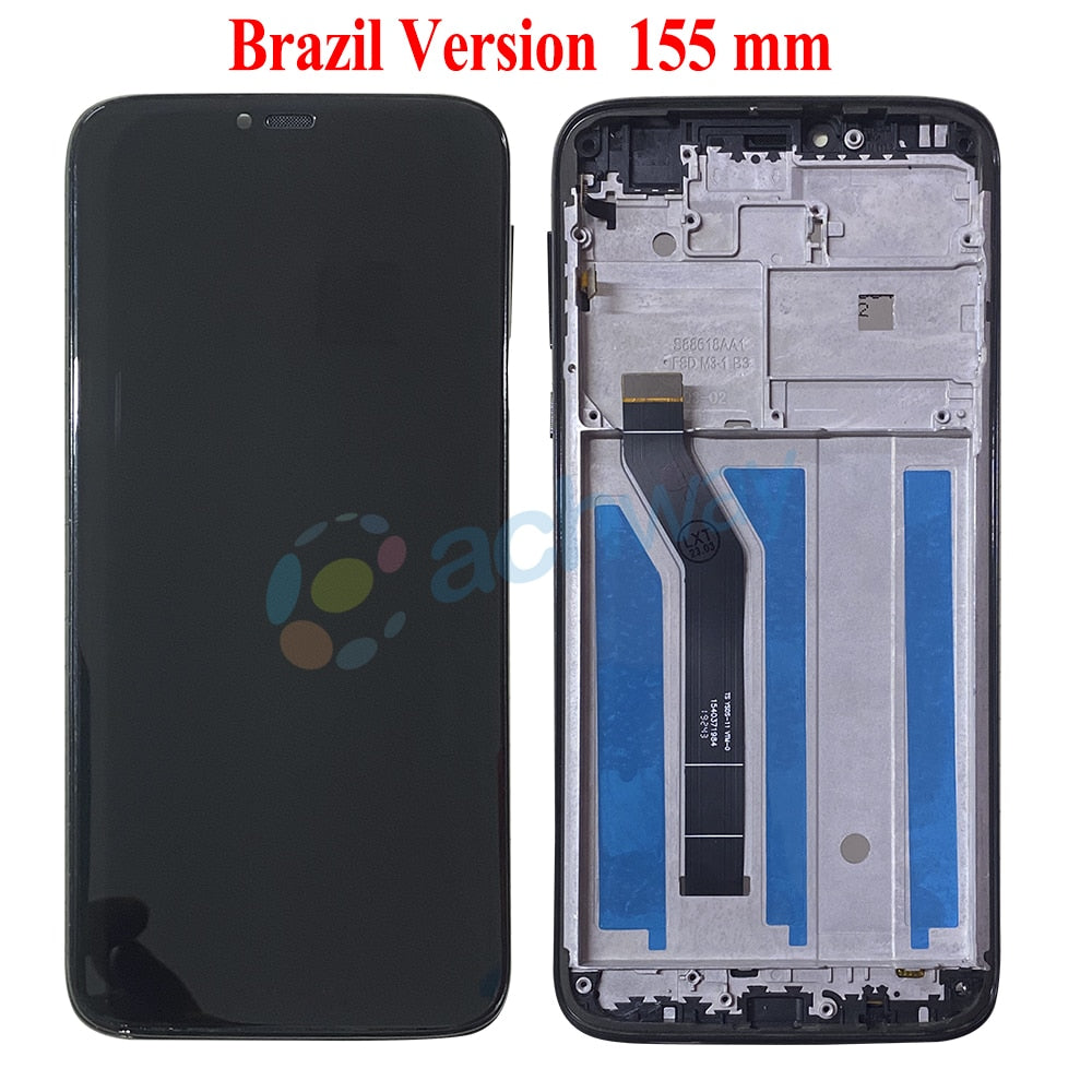 Tested G7 LCD For Motorola Moto G7 Power Display XT1955 LCD G7 Plus Touch Screen Digitizer G7 Play LCD Replacement XT1952 LCD
