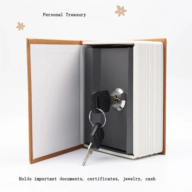 Dictionary Mini Book Safe Security Key Locker Money Hidden Secret Safe Key Safe Box Cash Money Coin Storage Jewellery Lock Box