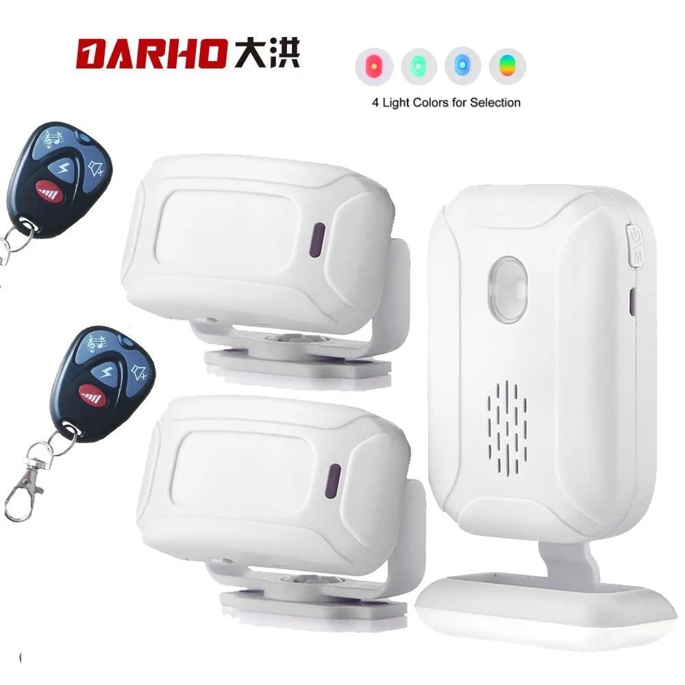 Darho 36 Ringtones Shop Store Home Security Welcome Chime Wireless Infrared IR Motion Door Bell Sensor Alarm Entry Doorbell